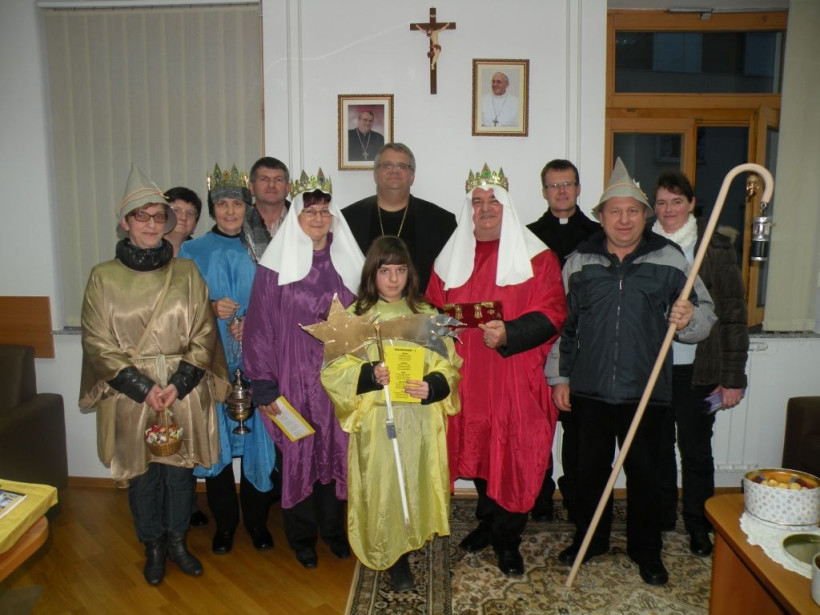 G. škofa obiskali koledniki