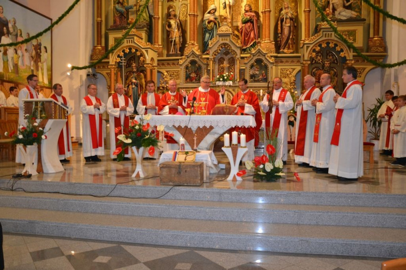 Črensovci - blagoslov spomenika