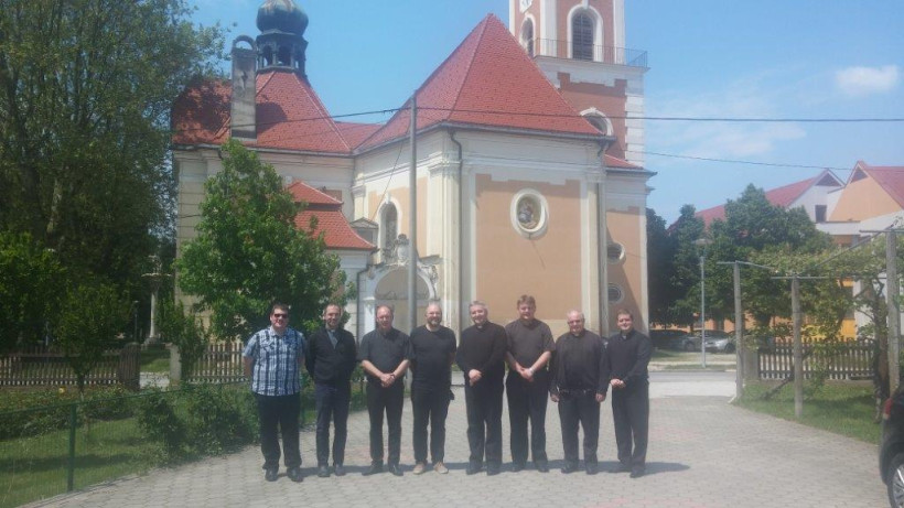 Obisk vodstva zagrebškega bogoslovja v soboški škofiji