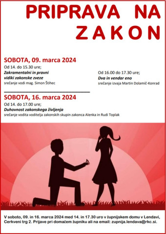 Priprava na zakon - v Lendavi