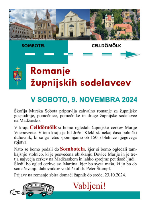 Zahvalno romanje župnijskih sodelavcev