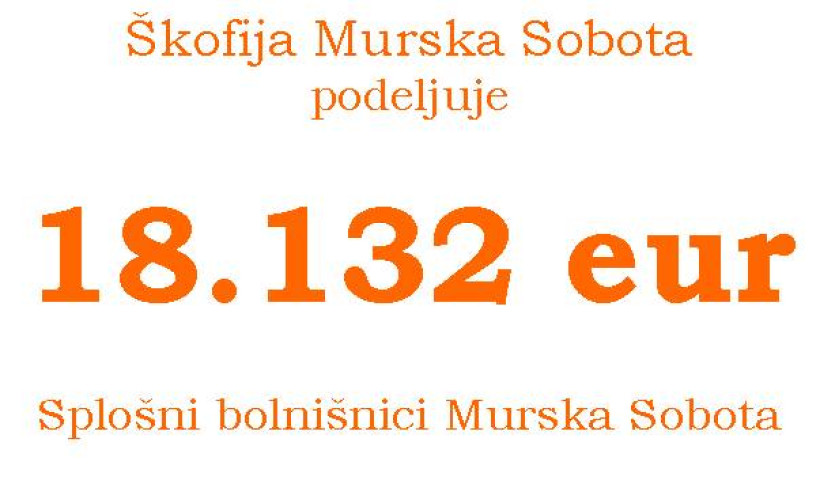 Rakičan - Izročitev sredstev za bolnišnico