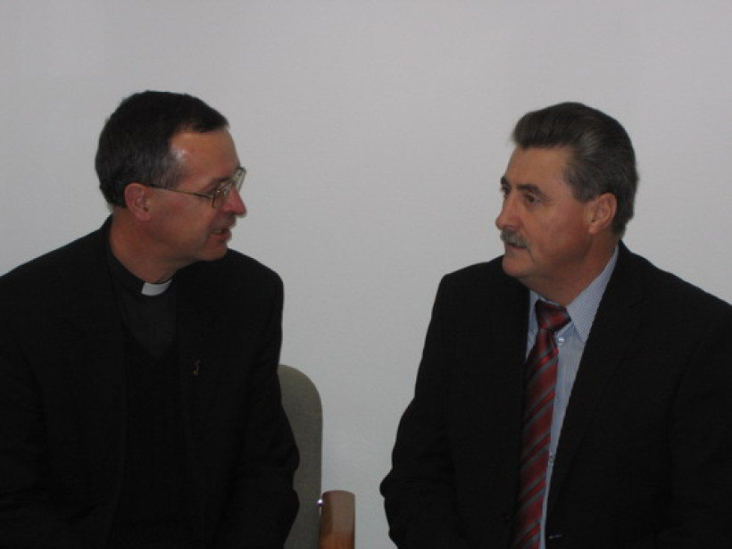 Škofov obisk pri evangeličanskem škofu