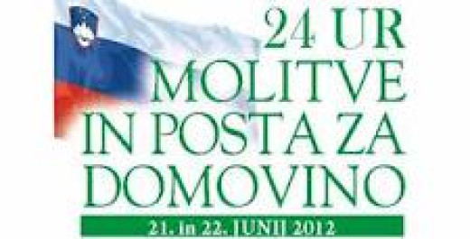 Molitev in post za domovino 2012