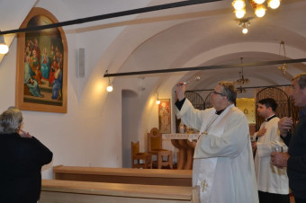 Turnišče: Blagoslov nove podobe v klariškem samostanu