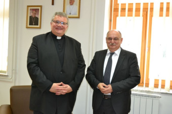 Evangeličanski škof g. Geza Filo na obisku 
