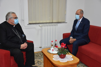Murska Sobota - srečanje škofa s predsednikom vlade