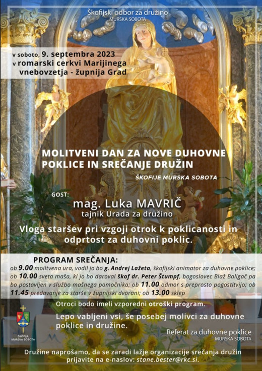 Škofijski molitveni dan za nove duhovne poklice
