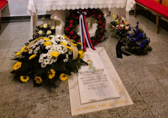 Črensovci - Pokop posmrtnih delov telesa Jožefa Klekla st.