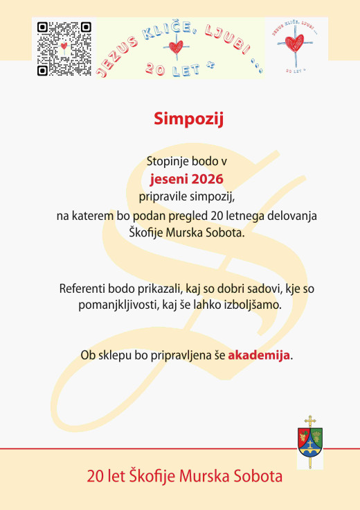 Simpozij ob 20-letnici Škofije Murska Sobota