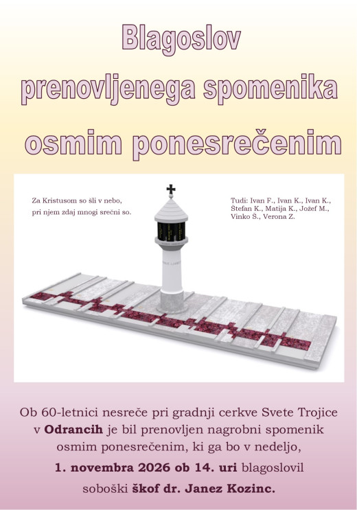 Odranci - blagoslov spomenika