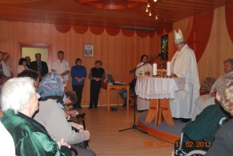 Rakičan - sv. maša v bolnišnici